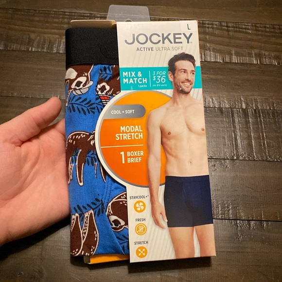 Mens Jockey Boxer Briefs - Picture 1 of 4